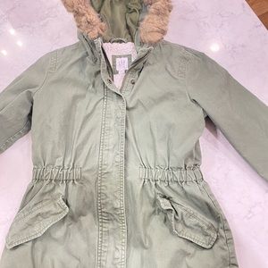 Olive green Gap Kids jacket size